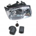 Headlight Assembly (Jetta Mk4, No Fog, Clear Turn, Right) - 1J5941018AJ