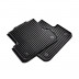 Premium Rubber Floor Mats (A4 S4 allroad B8, Black, Rear) - 8K0061511041