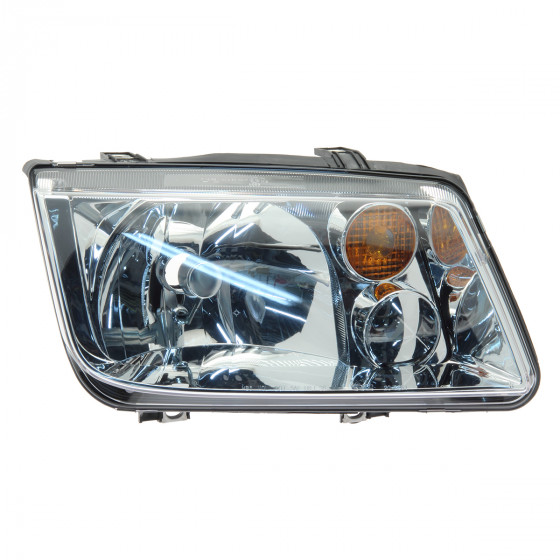 Headlight Assembly (Jetta Mk4, No Fog, Amber Turn, Right) - 1J5941018BJ