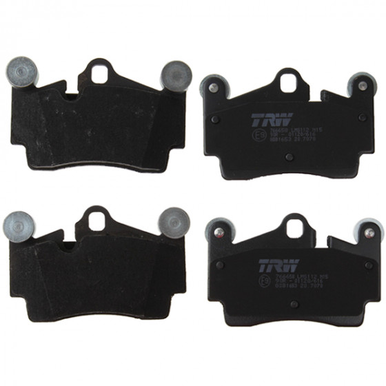Brake Pad Set (Rear, D978, TRW) - 7L0698451H