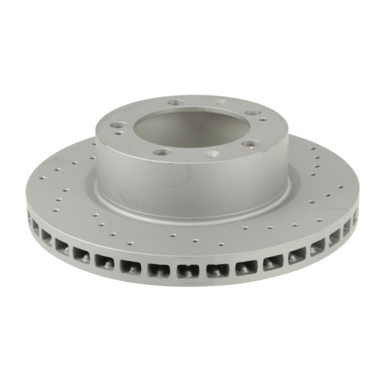 Brake Rotor (911 964 Naturally Aspirated, w/ Coat-Z, Crossed Drilled, Front) - 96435104106