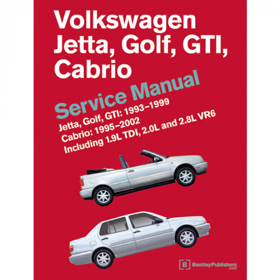 Volkswagen Golf Jetta GTI Cabrio Mk3 1993-1999 Service Manual