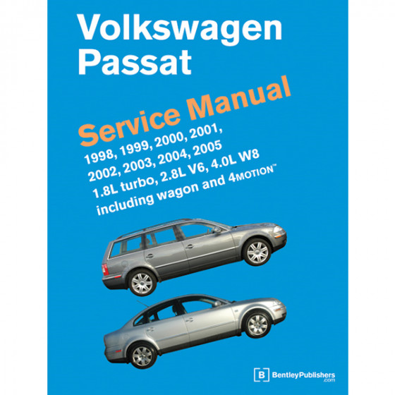 Volkswagen Passat B5 B5.5 1998-2005 Service Manual (Two Volume Set)