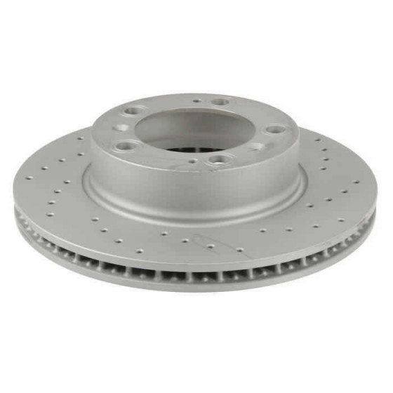 Brake Rotor (Boxster 986 Base, Cross Driled, Front) - 98635140105