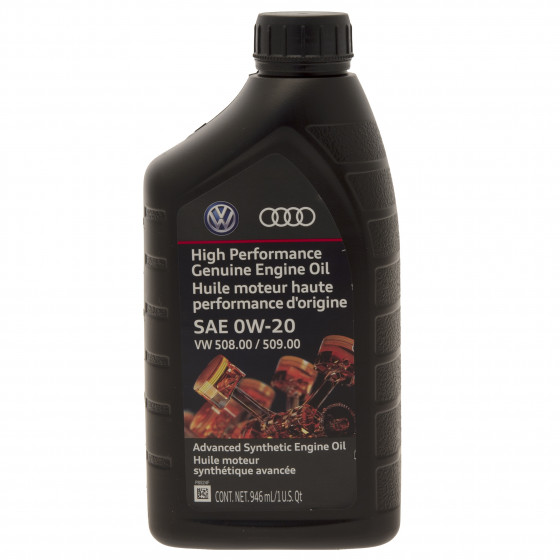 Audi, Porsche, VW High Performance Genuine Engine Oil 0W20 508.00/509. .