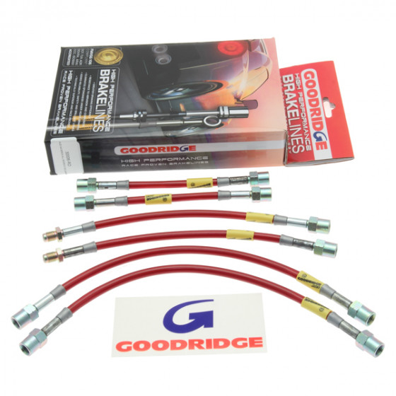 Goodridge Stainless Steel Brake Line Kit (A4 S4 B5) - 30003-RD