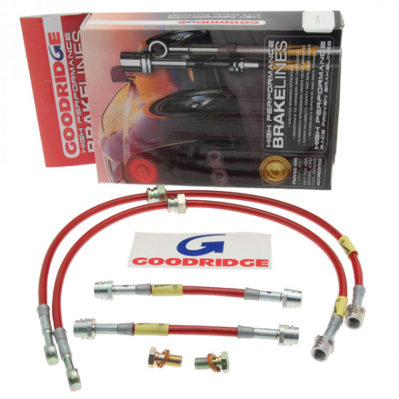 Goodridge Stainless Steel Brake Line Kit (TT Mk1 1.8T) - 30076-RD