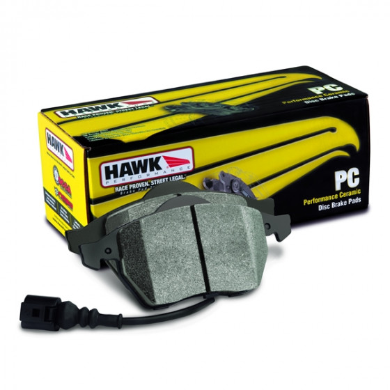 Hawk Performance Ceramic Brake Pad Set (Rear, D228) - 4D0698451F