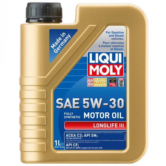 Liqui Moly Longlife III 5W30 Engine Oil (1 Liter) - LM20220