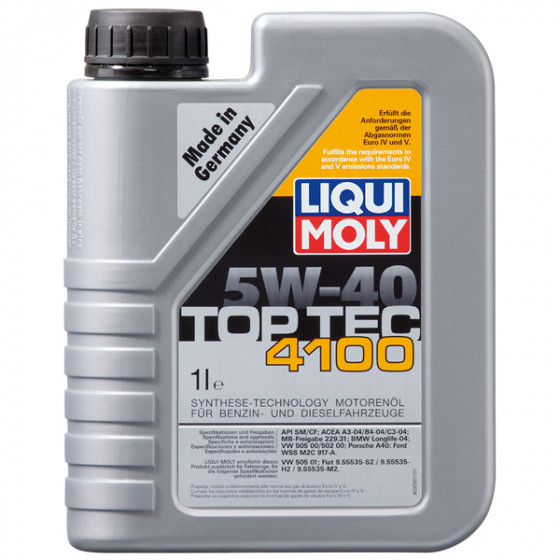 Liqui Moly Top Tec 4100 5W40 Engine Oil (1 Liter)