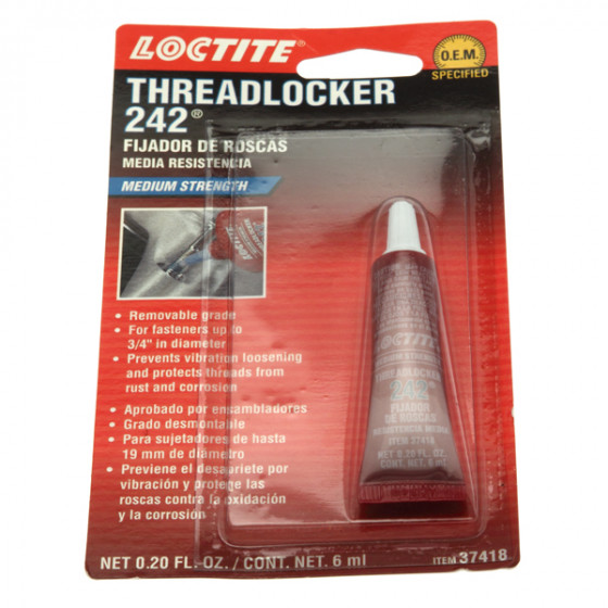 Loctite Threadlocker 242 (Medium, 6 ml)