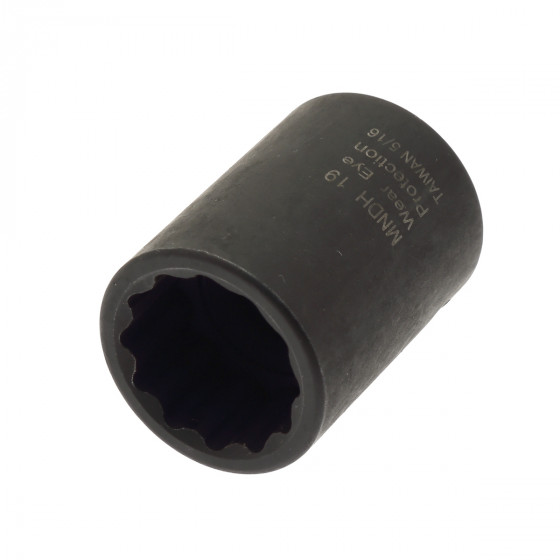 12 Point Socket (19mm, Impact Grade, Metalnerd) - MNDH19