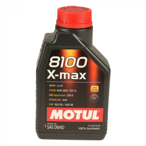 Motul 8100 X-max 0W40 Engine Oil (1 Liter)