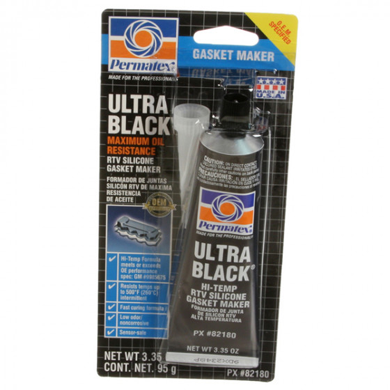 Permatex Ultra Black Gasket Maker (3.35 oz) - 82180 - D174003M2