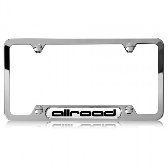 License Plate Frame (allroad, Polished) - ZAW071801E