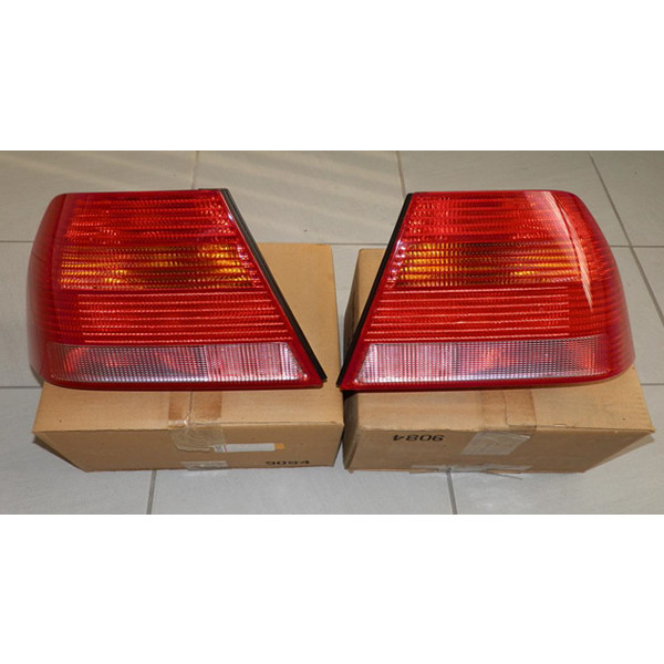 DEPO 4 Piece OE Euro Style Smoked Rear Tail Lights For 93-99 VW Jetta Mk3 3 III