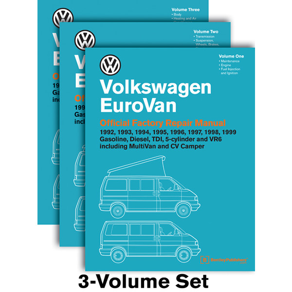 VW Bus T4 Eurovan Workshop Manual USA Heating Air Condi Reparaturlietfaden 