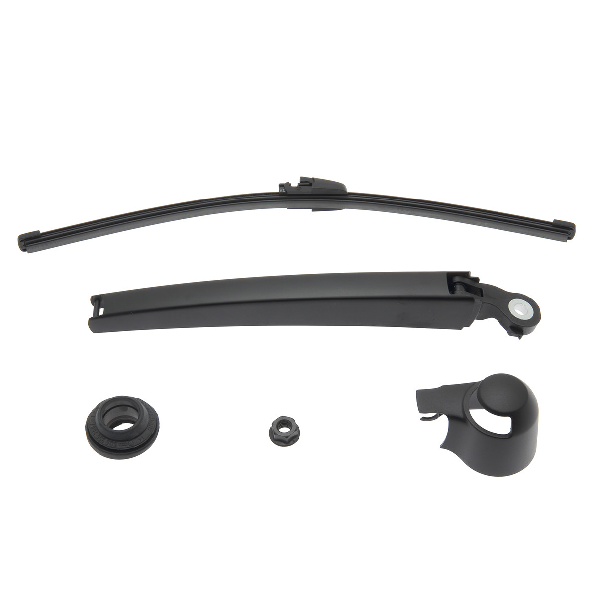 D DOLITY Auto Replacement Windshield Rear Wiper Blade Arm Kit for VW Volkswagen Tiguan