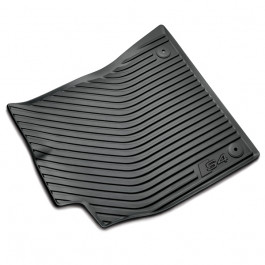 Audi, VW Premium Rubber Floor Mats (S4 B8, Black, Front) 8K1061221A041 by  Genuine OEM | Europa Parts