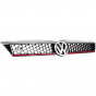 Grille (Jetta Mk6, Honeycomb, w/ Red Strip, w/ Removable GLI, Early) - 5C6853651MCEE