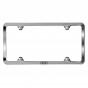 Slimline License Plate Frame (Audi Rings, Polished) - ZAW071801B