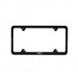 Slimline License Plate Frame (Audi Rings, Black) - ZAW071801C